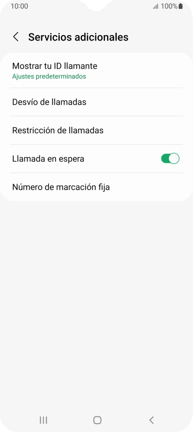 Pulsa Desvío de llamadas.