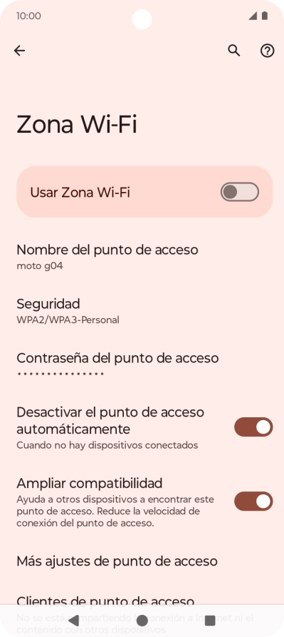 Pulsa Nombre del punto de acceso.