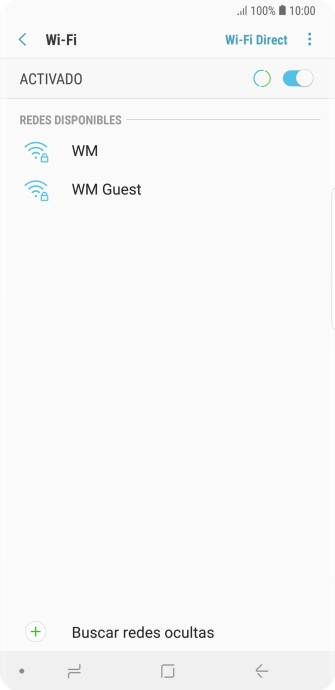 Pulsa el icono de menú.