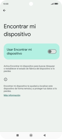 Pulsa el indicador junto a 