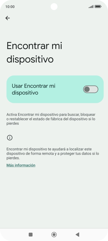 Pulsa el indicador junto a 