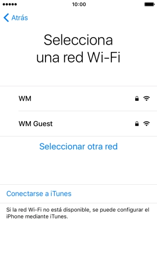 Pulsa la red wifi deseada. Pulsa la red wifi deseada.