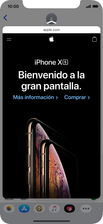 Pulsa con intensidad en la pantalla para ver una sección del contenido deseado.