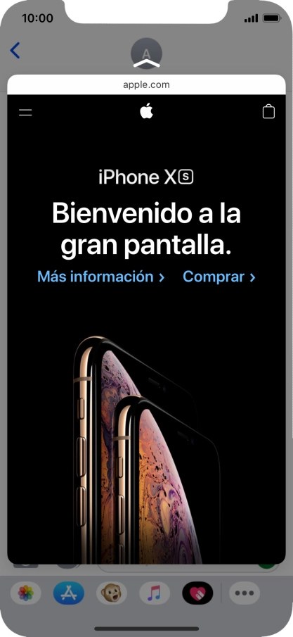 Pulsa con intensidad en la pantalla para ver una sección del contenido deseado.