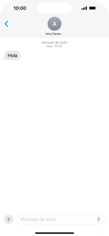 Desliza el dedo hacia arriba desde la parte inferior de la pantalla para terminar y volver a la pantalla de inicio.