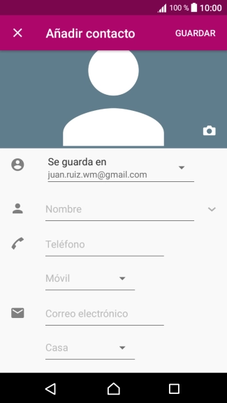 Pulsa la lista desplegable de la guía. Pulsa la lista desplegable de la guía.