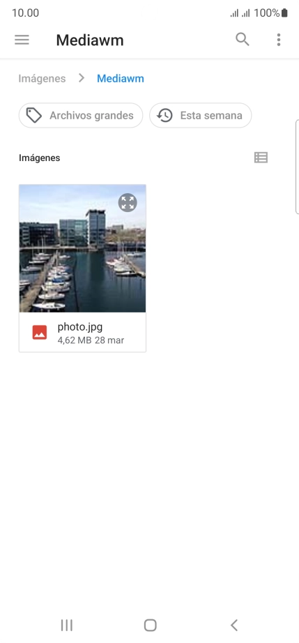 Pulsa el archivo deseado.