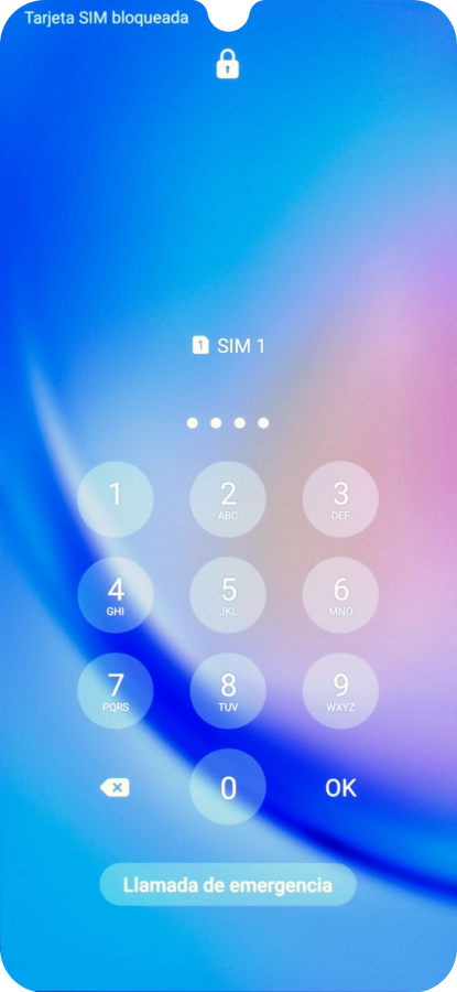 Si lo solicita el teléfono, introduce el código PIN y pulsa OK.
