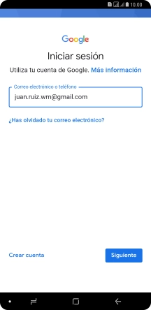 Pulsa Siguiente.