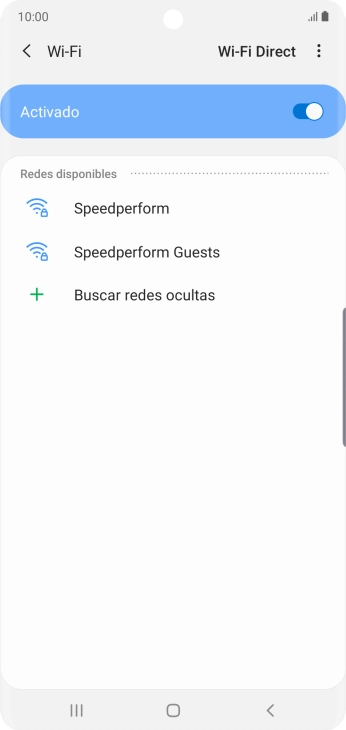 Pulsa el icono de menú. Pulsa el icono de menú.
