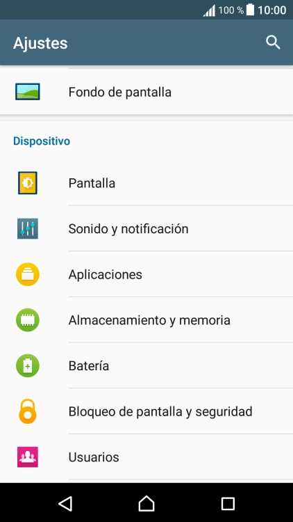 Pulsa Sonido y notificación.