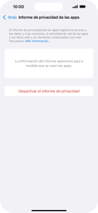 Desliza el dedo hacia arriba desde la parte inferior de la pantalla para terminar y volver a la pantalla de inicio.