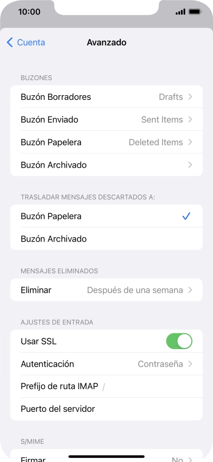 Pulsa el indicador junto a 