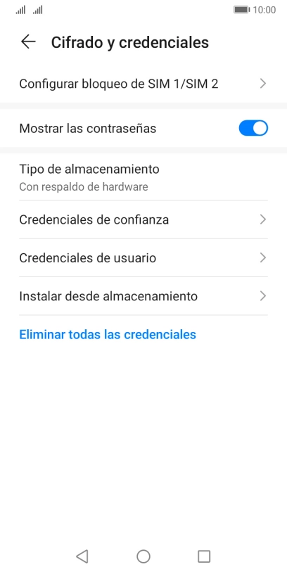 Pulsa Configurar bloqueo de ‹SIM›. Pulsa Configurar bloqueo de ‹SIM›.