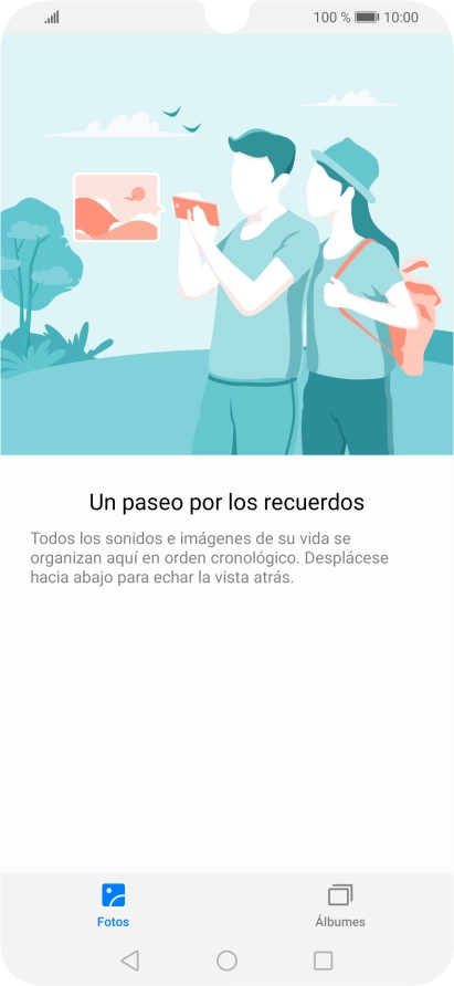 Pulsa Álbumes y desplázate a la carpeta deseada.