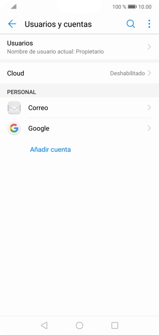 Pulsa la tecla de inicio para terminar y regresar a la pantalla de inicio.