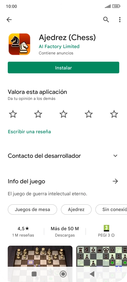Pulsa la tecla de inicio para terminar y regresar a la pantalla de inicio.