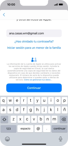 Pulsa Continuar.