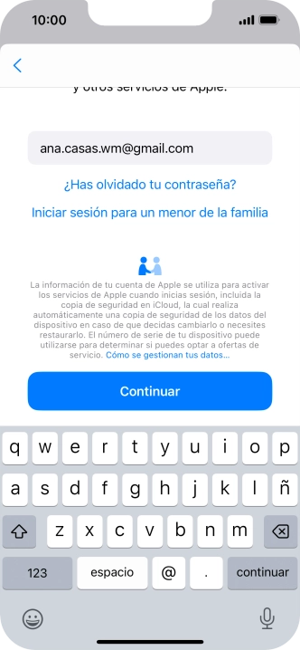 Pulsa Continuar.