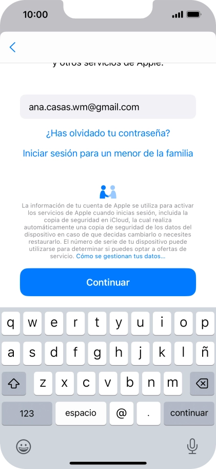 Pulsa Continuar.