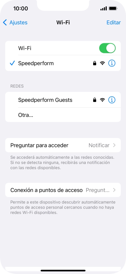 Desliza el dedo hacia arriba desde la parte inferior de la pantalla para terminar y volver a la pantalla de inicio.