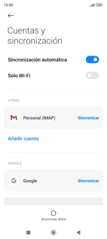 Pulsa la tecla de inicio para terminar y regresar a la pantalla de inicio.