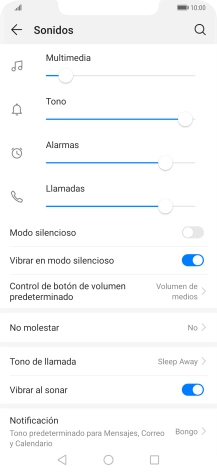 Pulsa la tecla de inicio para terminar y regresar a la pantalla de inicio.