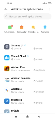 Pulsa la app deseada.
