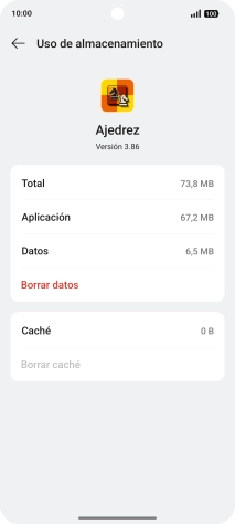 Desliza el dedo hacia arriba desde la parte inferior de la pantalla para terminar y volver a la pantalla de inicio.