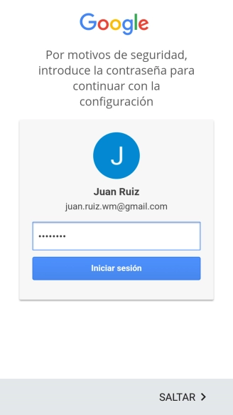 Pulsa Iniciar sesión.