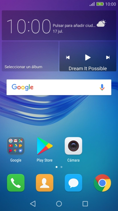 Cuando el icono de carga de batería aparece en la pantalla, el teléfono se está cargando.