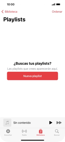Pulsa Nueva playlist.
