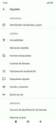 Pulsa Cuentas de llamada.