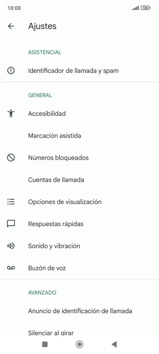 Pulsa Cuentas de llamada.