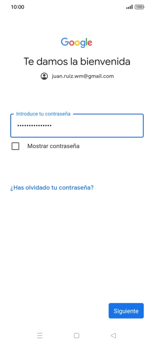 Pulsa Siguiente.