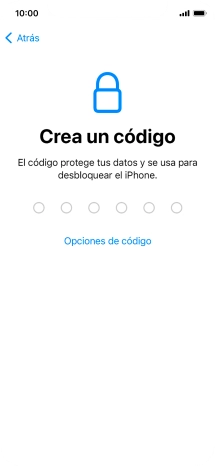 Pulsa Opciones de código.
