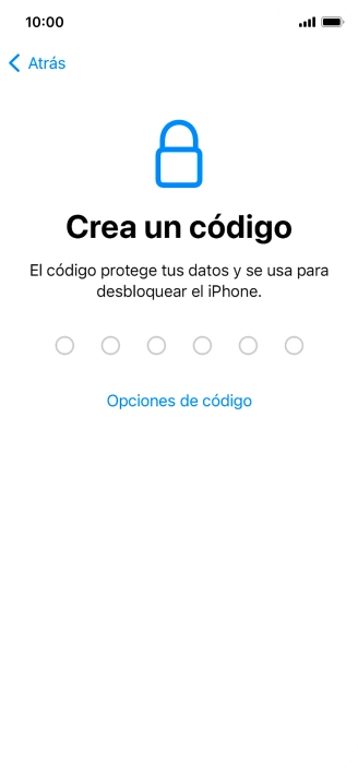 Pulsa Opciones de código.