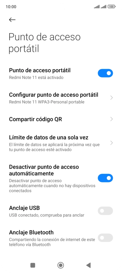 Pulsa la tecla de inicio para terminar y regresar a la pantalla de inicio.