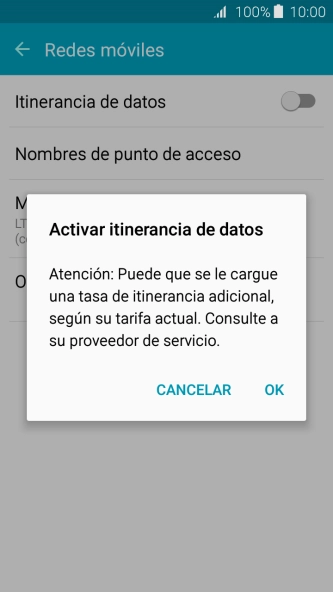 Si activas la función, pulsa OK.