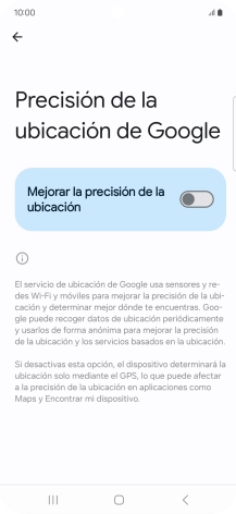 Si pulsas el indicador junto a 