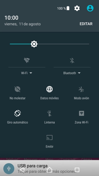 Pulsa el icono de ajustes.
