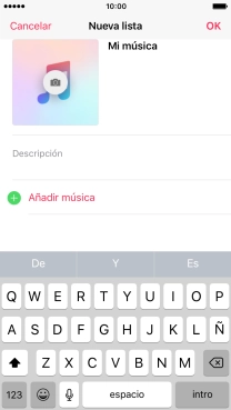 Pulsa Añadir música.