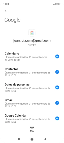 Pulsa la tecla de inicio para terminar y regresar a la pantalla de inicio.