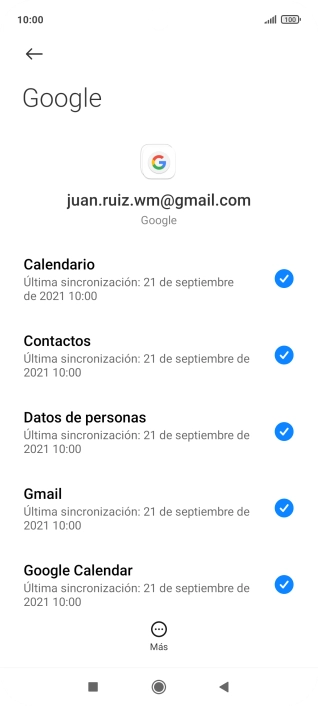 Pulsa la tecla de inicio para terminar y regresar a la pantalla de inicio.