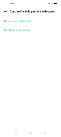 Pulsa Desactivar contraseña.