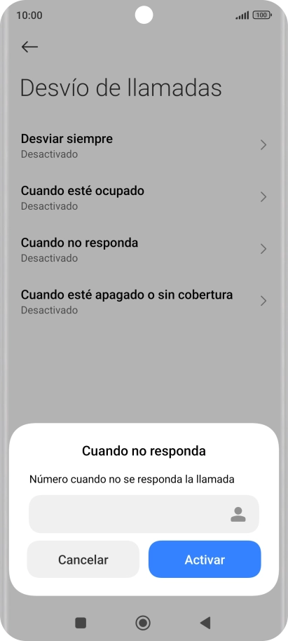 Introduce +34600132000 y pulsa Activar.