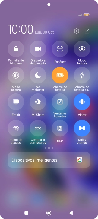 Pulsa la tecla de inicio para terminar y regresar a la pantalla de inicio.