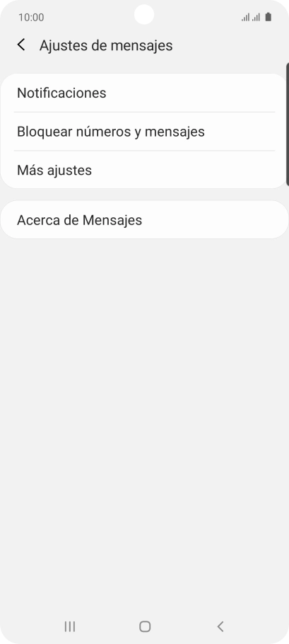 Pulsa Más ajustes.