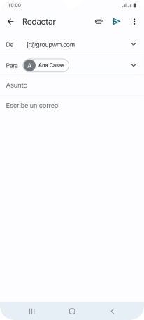 Pulsa Asunto e introduce el asunto deseado.