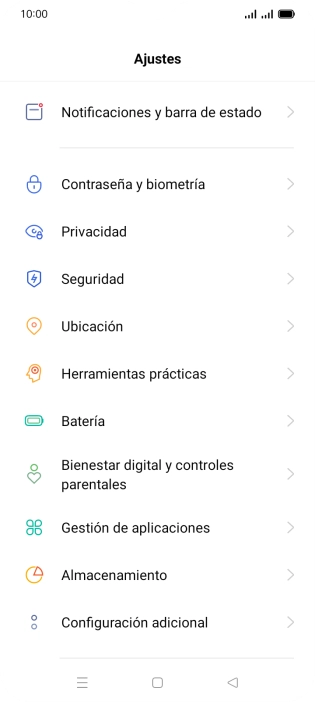 Pulsa Gestión de aplicaciones.